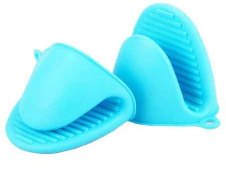 1 Pair Silicone Heat Resistant Cooking Pinch Mitts Hot on Sale