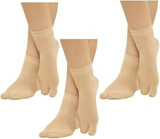 (Pack Of 3 ) - Skin color (cream) NxtSkin Low Ankle Thumb Socks Sale