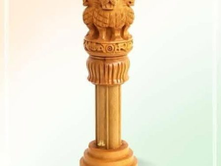 santarms Wooden Ashoka Pillar (Pack of 2) Hot on Sale